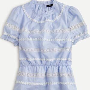 J. Crew Daisy Chain Peplum Top | EUC | Women's | Size Medium